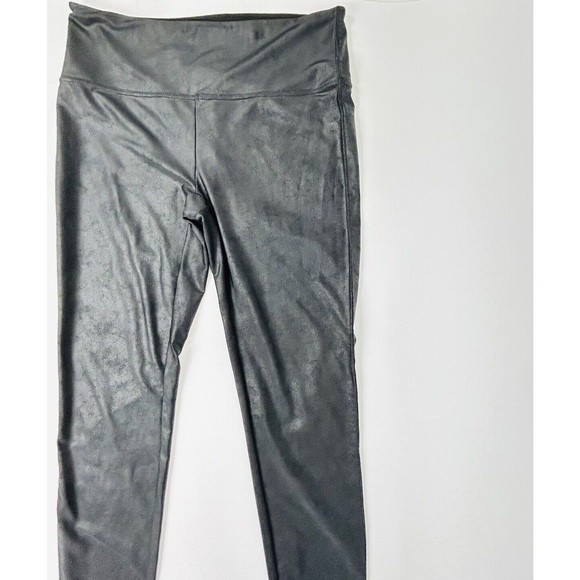 Sincerely Jules Bandier‎ The Meadow Legging Black Shiny Athletic Wear Pant XL - Picture 5 of 10